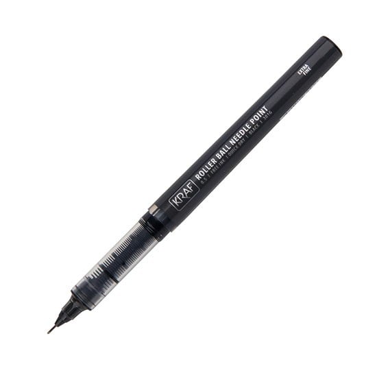 KRAF 301G 0.5mm SİYAH ROLLER KALEM İĞNE UÇ *12