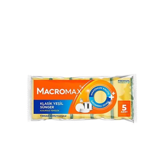 MACROMAX SÜNGER 5'Lİ OLUKLU *12