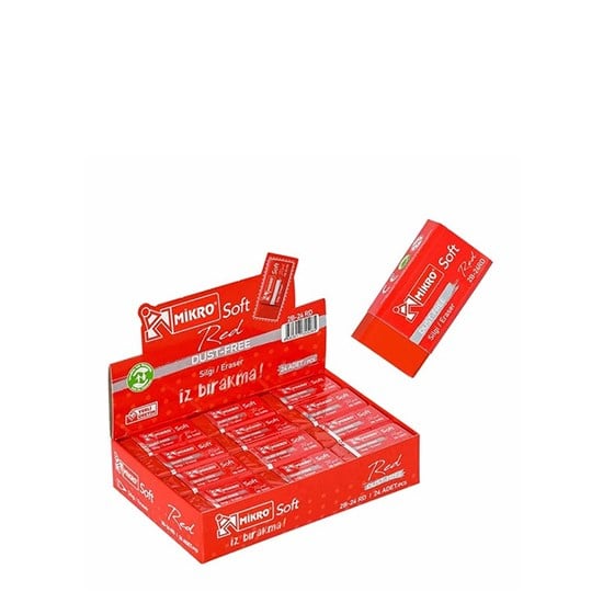 MİKRO 2B-24RD SİLGİ 24 RED *24