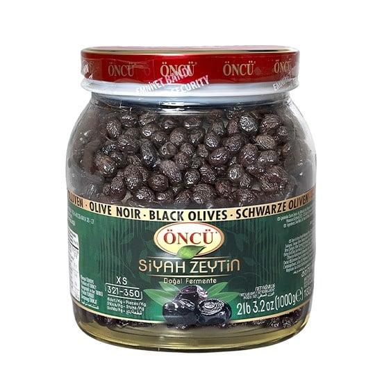 ÖNCÜ SİYAH ZEYTİN 1 kg XS 321-350*6