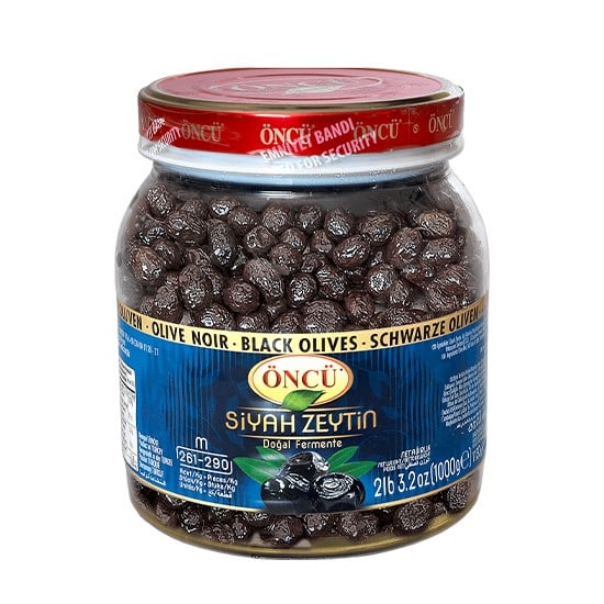 ÖNCÜ SİYAH ZEYTİN 1kg S-M 261-320 *6