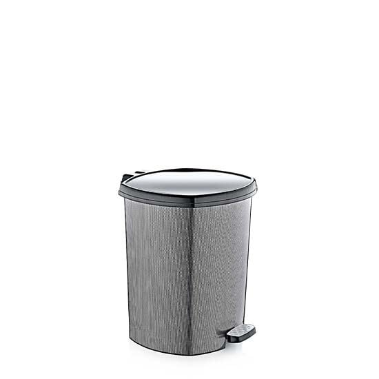 ÖZER D003 3no METALİC PEDALLI ÇÖP KOVASI *8