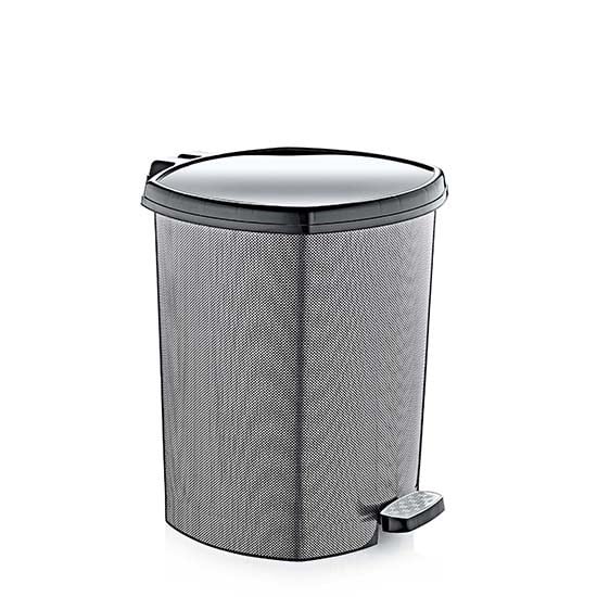 ÖZER D004 2no METALİC PEDALLI ÇÖP KOVASI *12