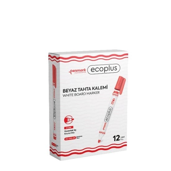 PENMARK TAHTA KALEMİ ECO PLUS KIRMIZI *12