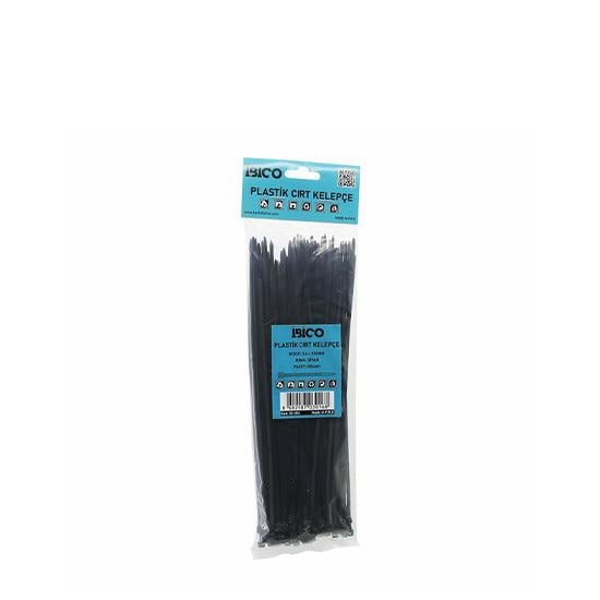 PLASTİK KELEPÇE 3.6x250mm 100'lü SİYAH