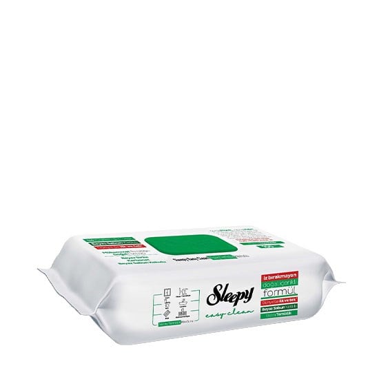 SLEEPY YÜZEY TEMİZLİK HAVLUSU 100'lü BEYAZ SABUN *12