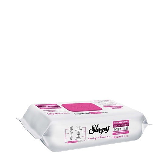 SLEEPY YÜZEY TEMİZLİK HAVLUSU 100'lü LİLYUM *12