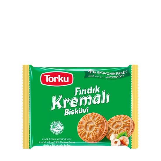 TORKU KREMALI BİSKÜVİ MP 4x61gr 244gr FINDIK *8