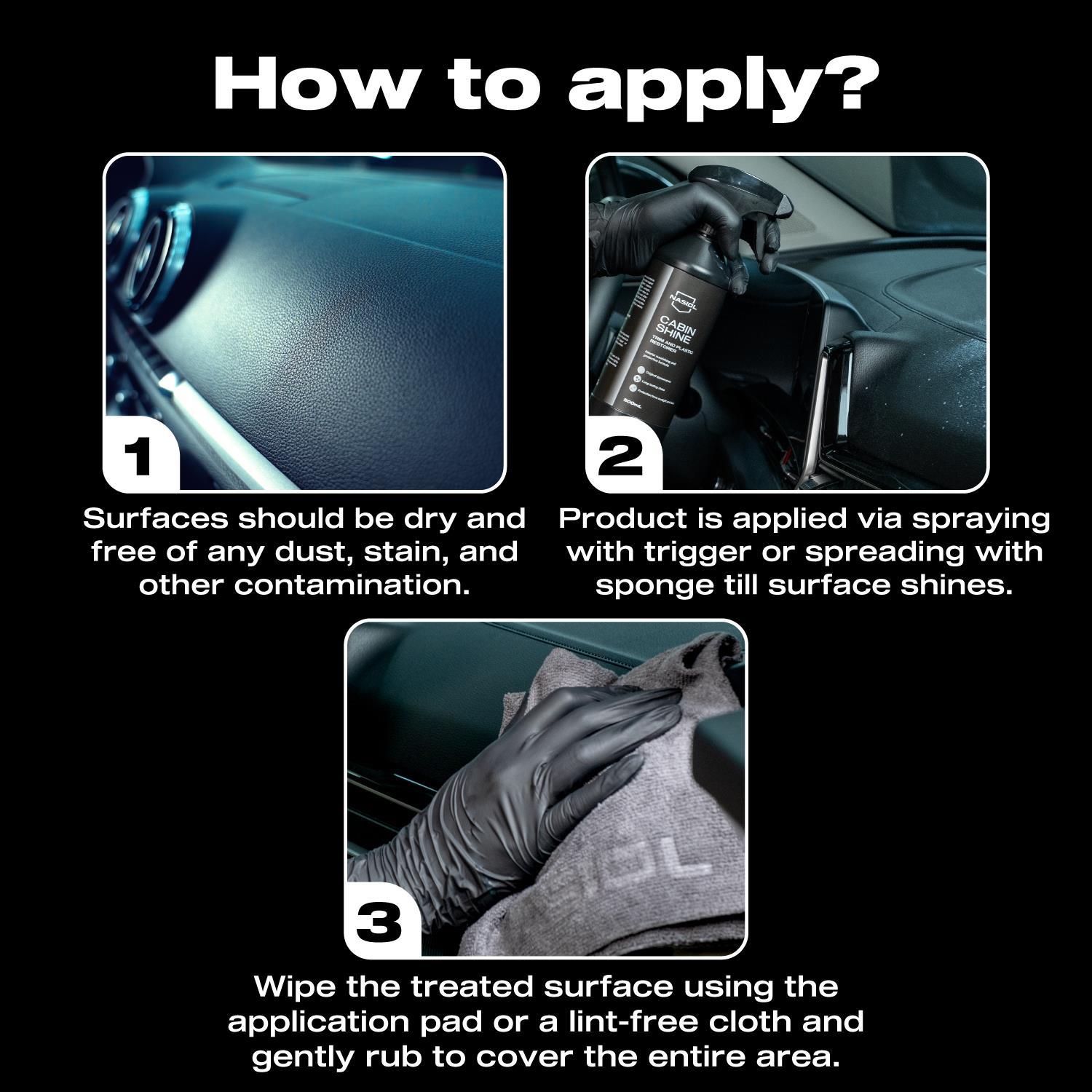 Nasiol Cabinshine Trim and Plastic Protector/Restorer-16.90FlOz