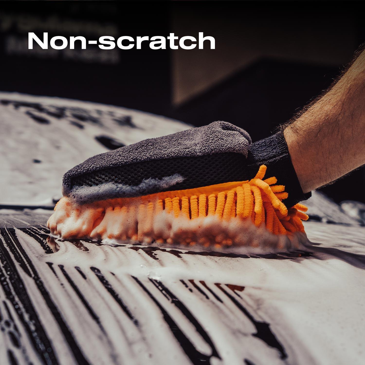 Nasiol Double Sided Microfiber Super Soft Chenille Car Wash Mitt-Scratch Free Cleaning