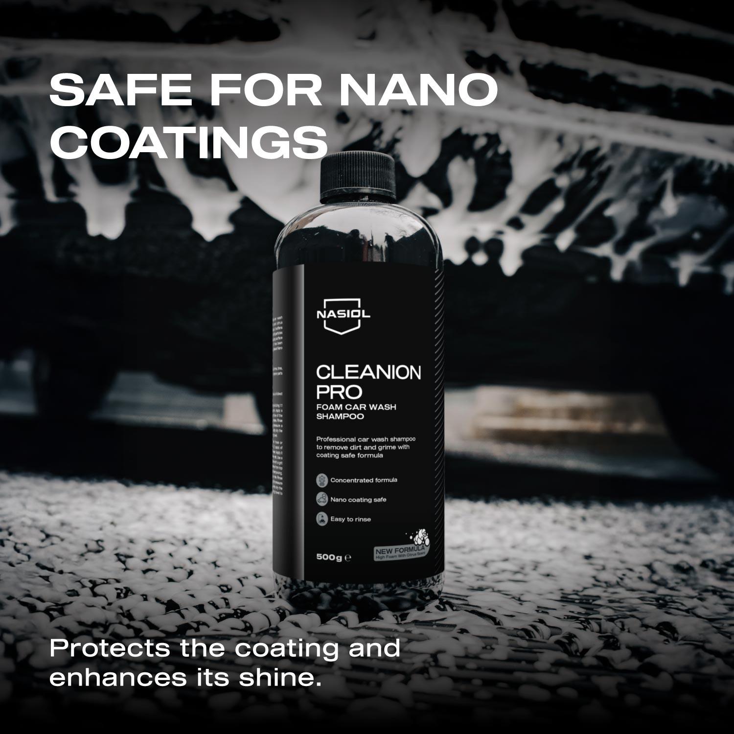 Nasiol Cleanion Pro Yoğun Köpüklü Konsantre Araç Yıkama Şampuanı-25 Yıkama-500gr