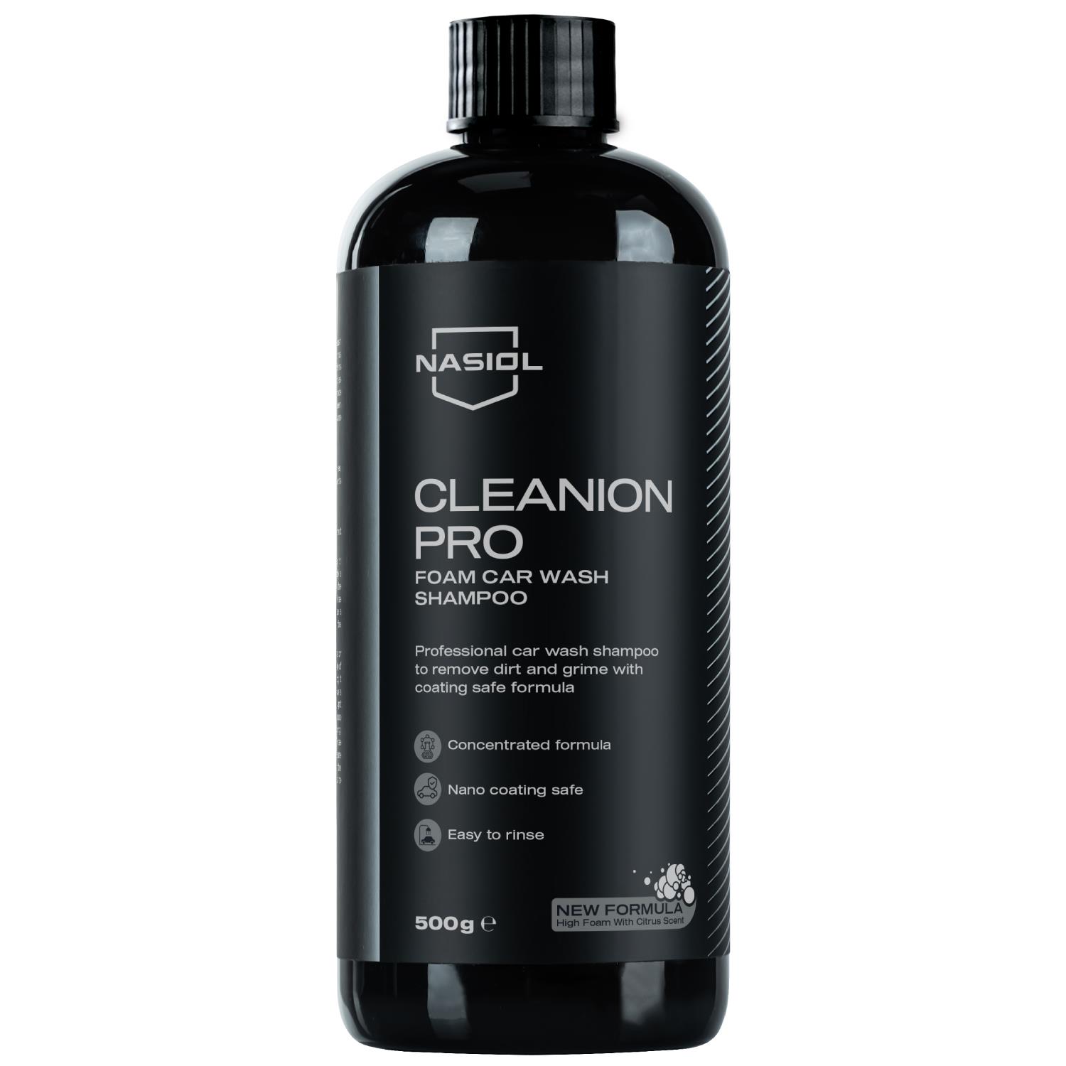 Nasiol Cleanion Pro Yoğun Köpüklü Konsantre Araç Yıkama Şampuanı-25 Yıkama-500gr