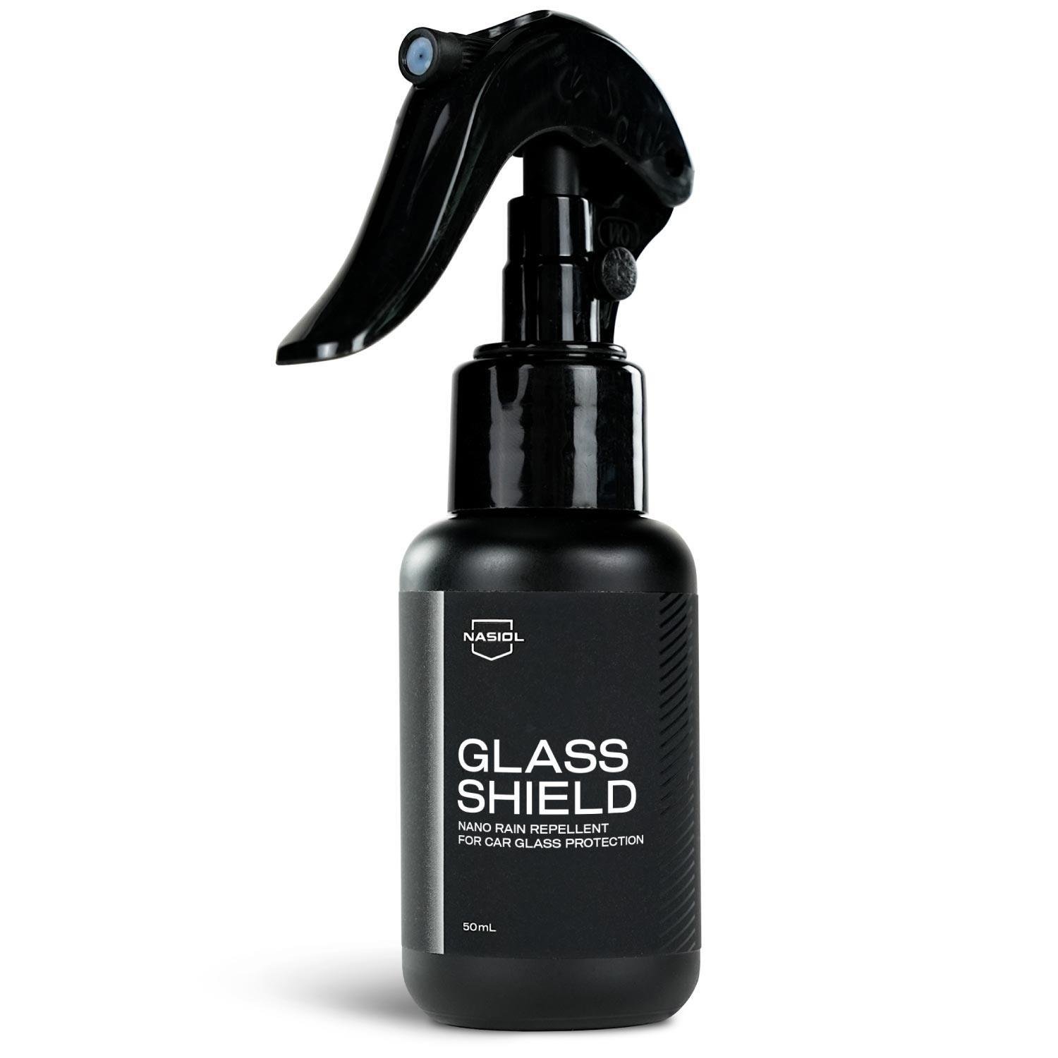 Nasiol Glasshield Nano Yağmur Kaydırıcı-Cam Yüzey Seramik Kaplama Spreyi-2 Yıl Dayanım-50ml