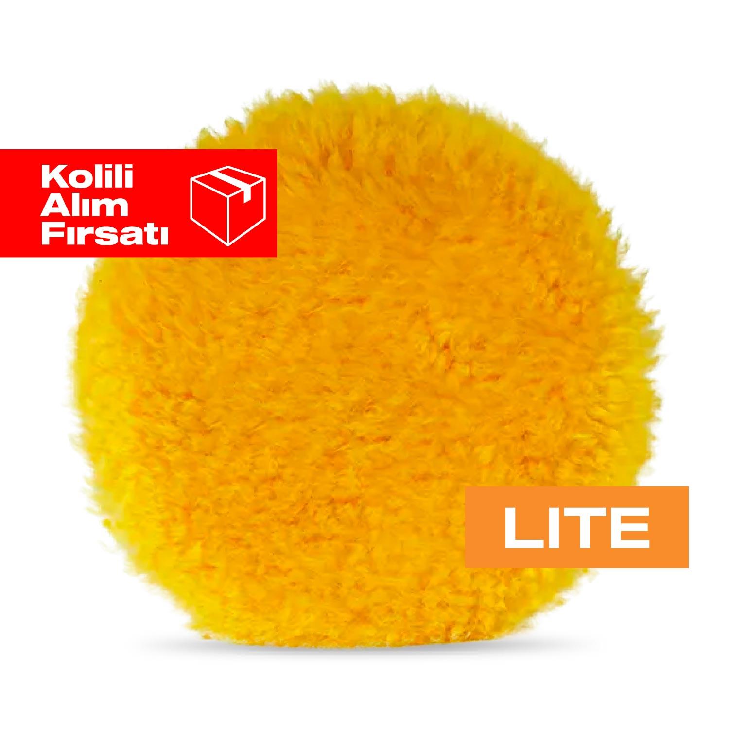 Nasiol Kuzu Yünü Polisaj Keçesi/Pedi Lite-Ağır Çizik Giderici-150mm 10'lu Set (Kolili)