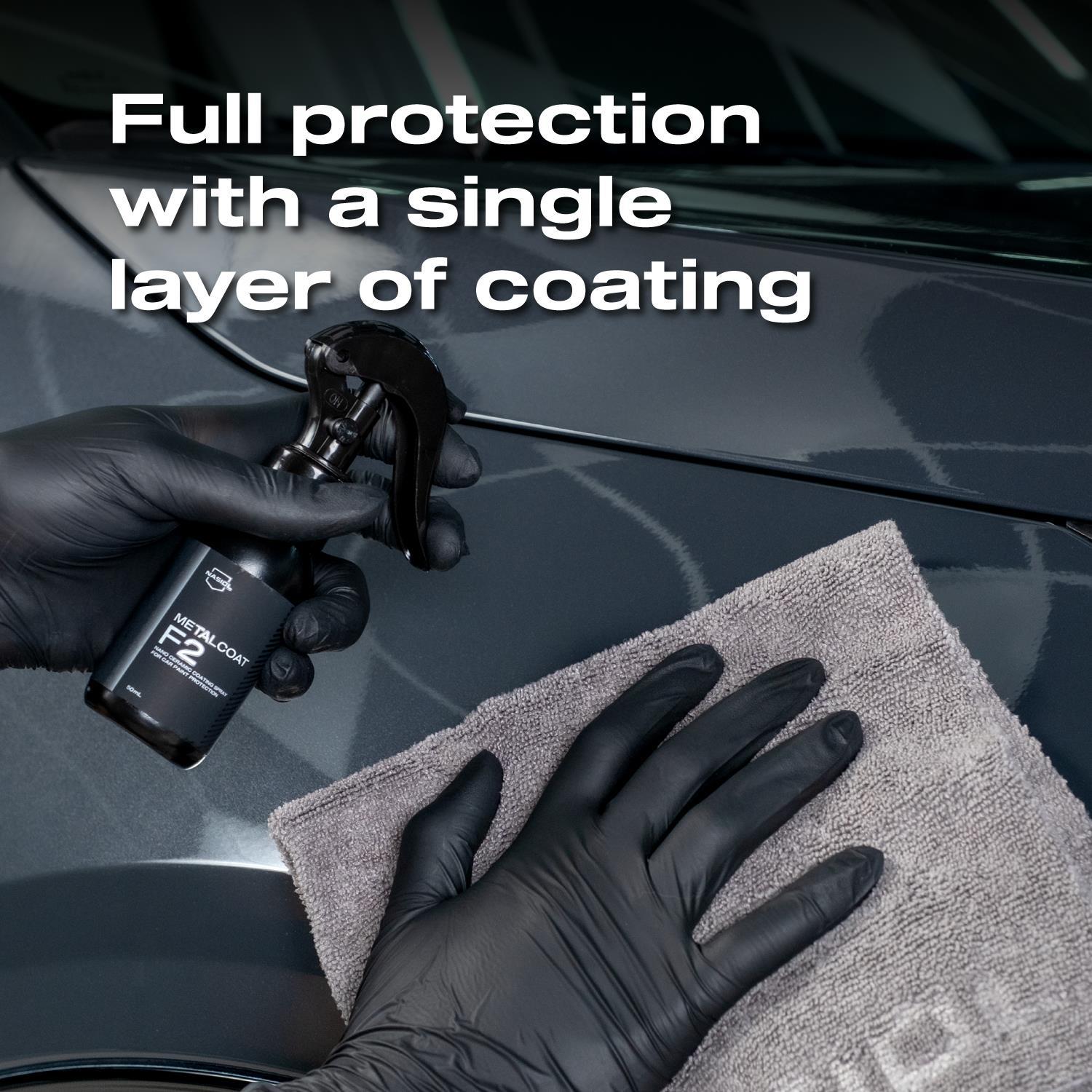 Nasiol Metalcoat F2 Araç Sprey Nano Seramik Kaplama ve Boya Koruma-1 Yıl Dayanım-50ml