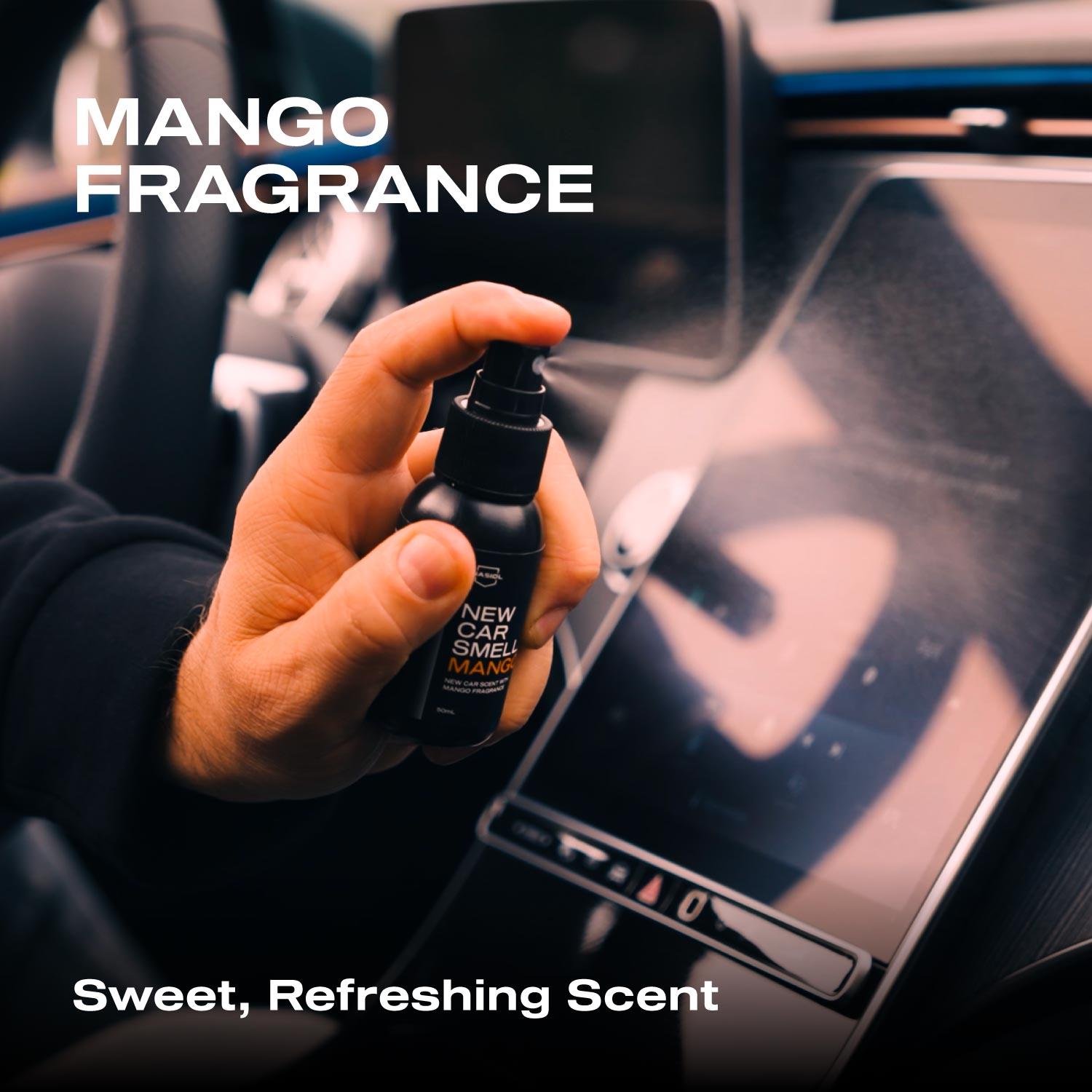 Nasiol New Car Smell Mango Yeni Araç Kokusu-Mango Kokulu Araç içi Koku Giderici-50ml