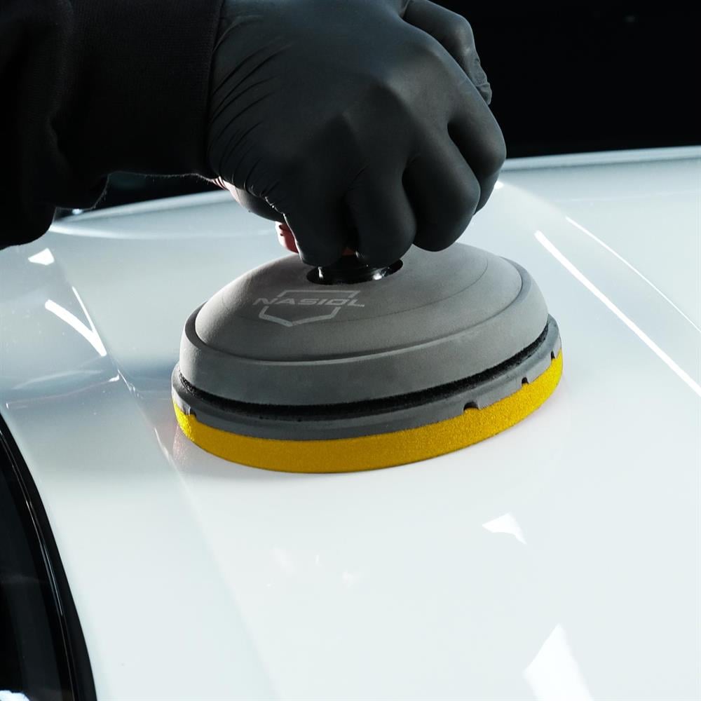 Nasiol Özel Hava Kanallı Polisaj Pedi Sarı-150 mm-Hafif Çizikler İçin