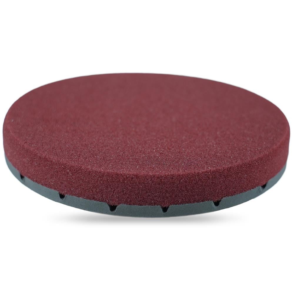 Nasiol Özel Hava Kanallı Polisaj Pedi Bordo-150 Mm-Sert Polisaj Pasta Cila Süngeri, Detailing
