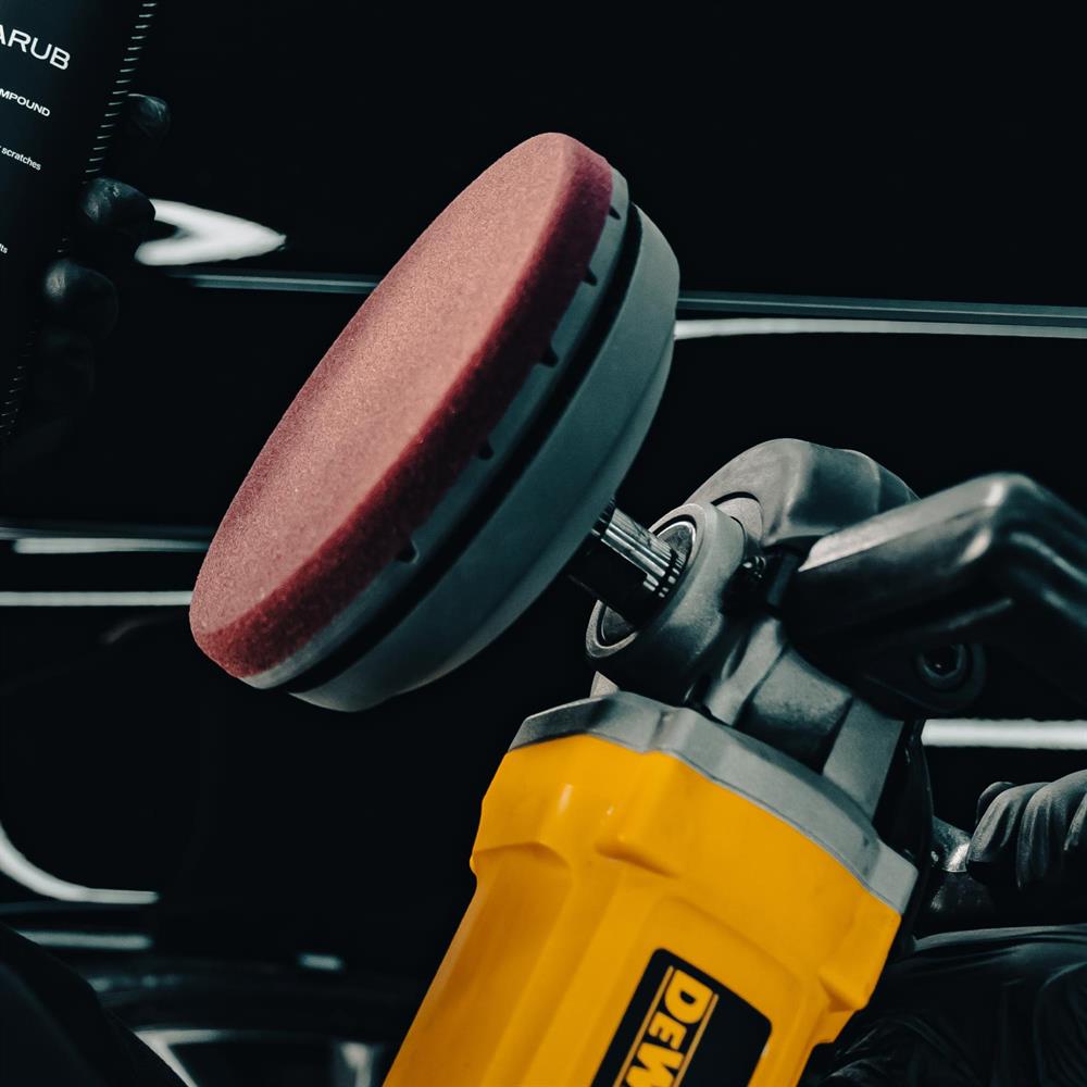 Nasiol Özel Hava Kanallı Polisaj Pedi Bordo-150 mm-Ağır Çizikler İçin