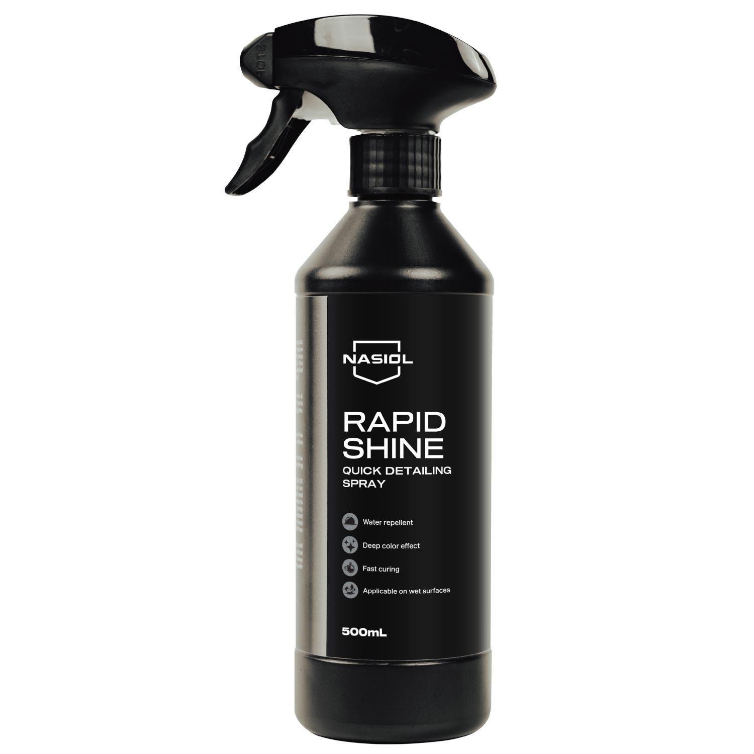 Nasiol Rapidshine Araçlar için Hızlı Nano Detailer Spreyi 500 ml