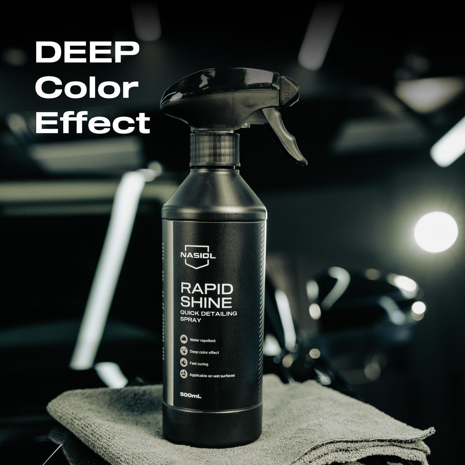 Nasiol Rapidshine Araçlar için Hızlı Nano Detailer Spreyi 500 ml