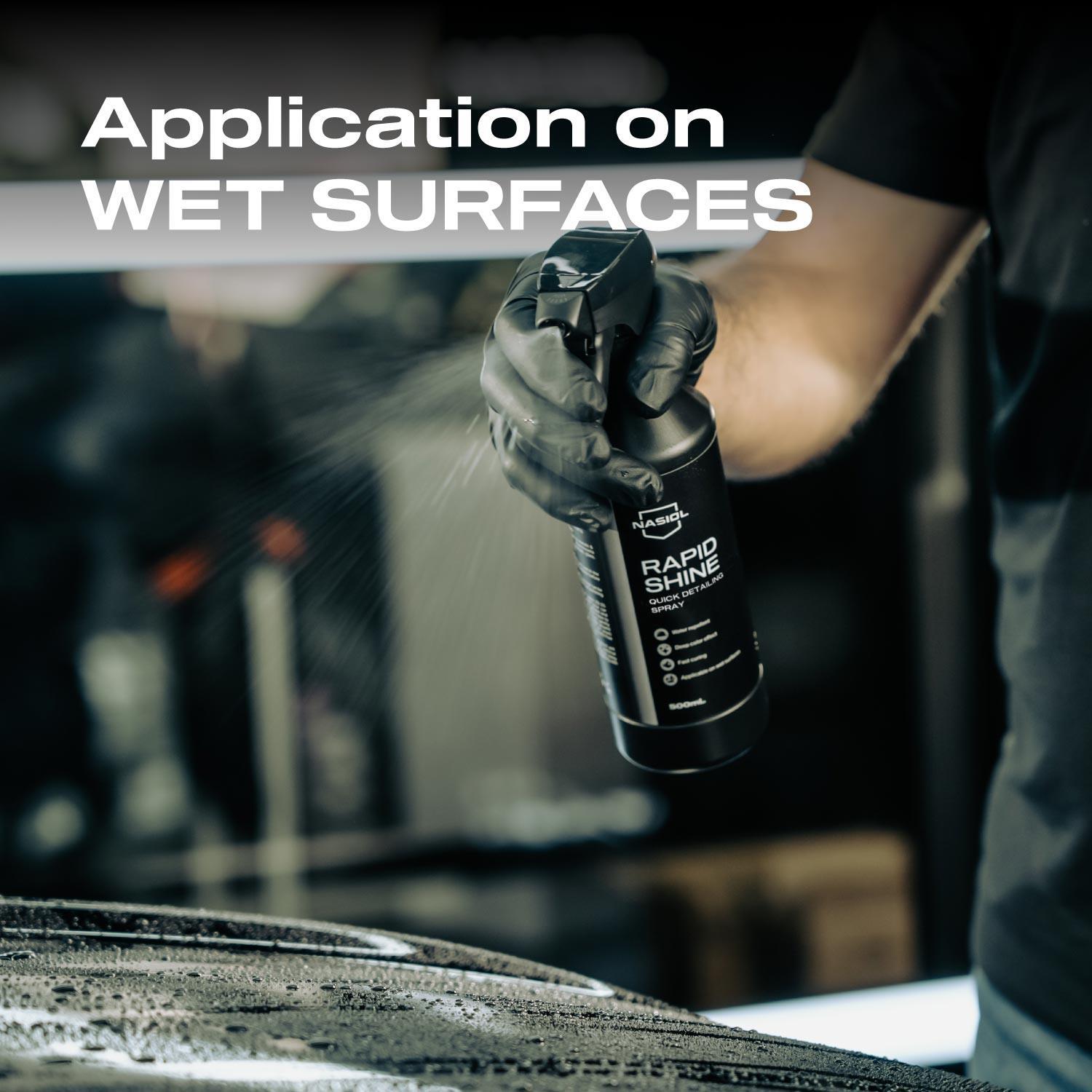Nasiol Rapidshine Araçlar için Hızlı Nano Detailer Spreyi 500 ml