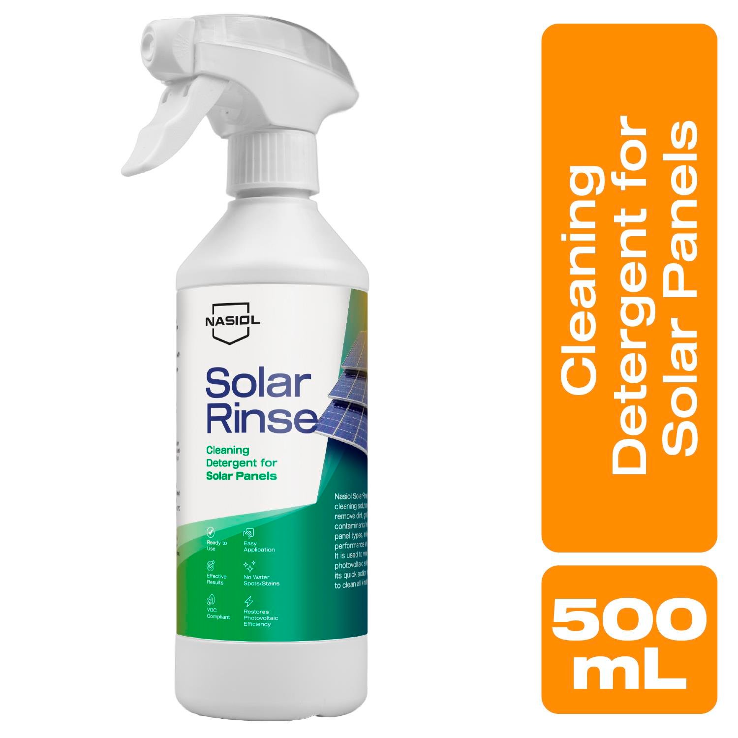 Nasiol SolarRinse Güneş Panelleri İçin Temizlik Deterjanı-500ml