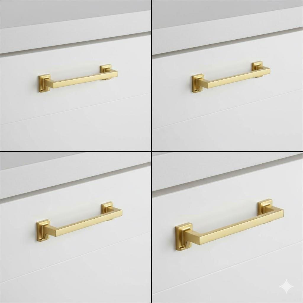  Modern Kulp Altın Saten 160Mm