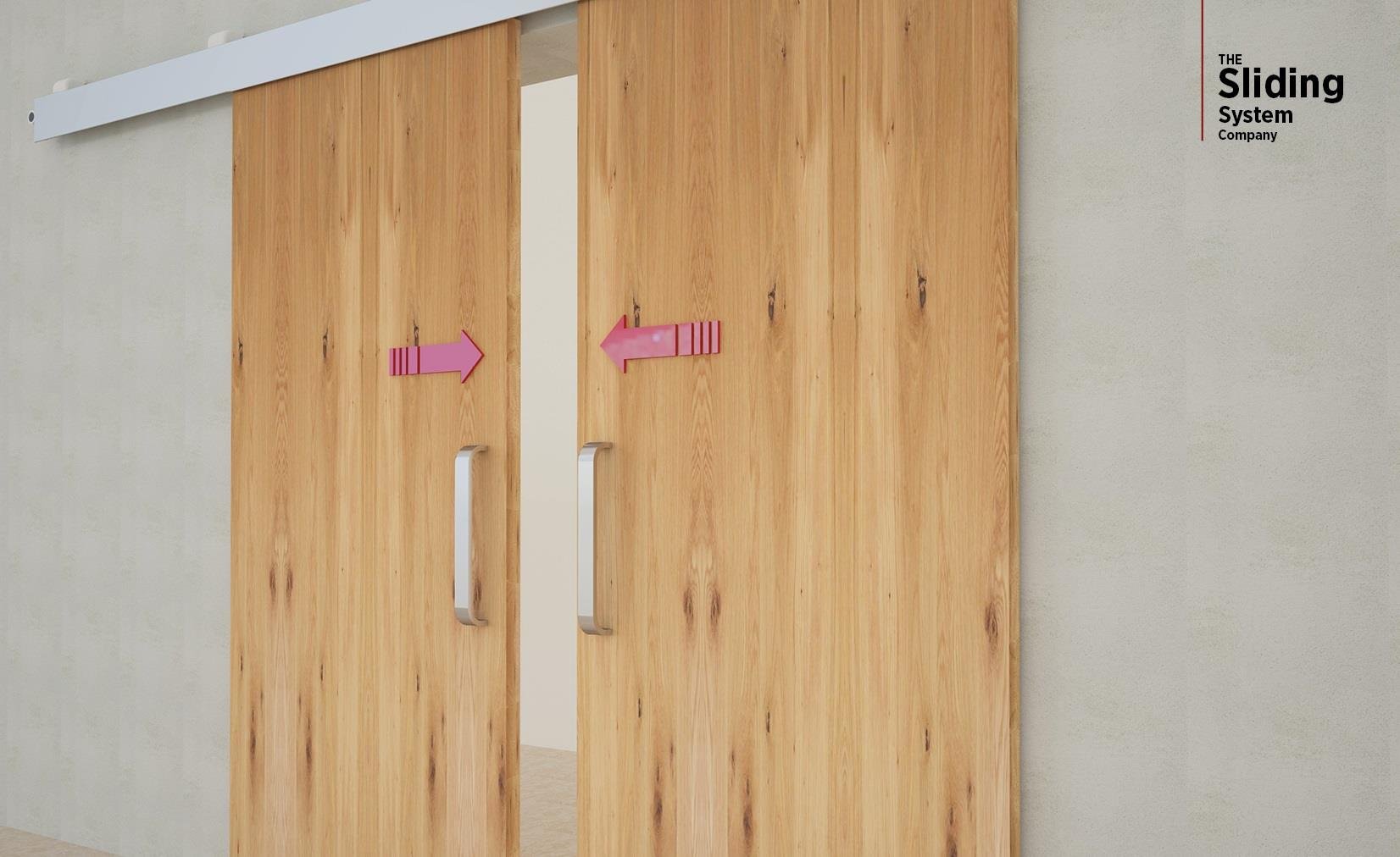 120 Kg Ayarlı Çift Yöne Yavaşlatıcılı Halatlı Eş Zamanlı Sürgü Kapı Sistemi 9820