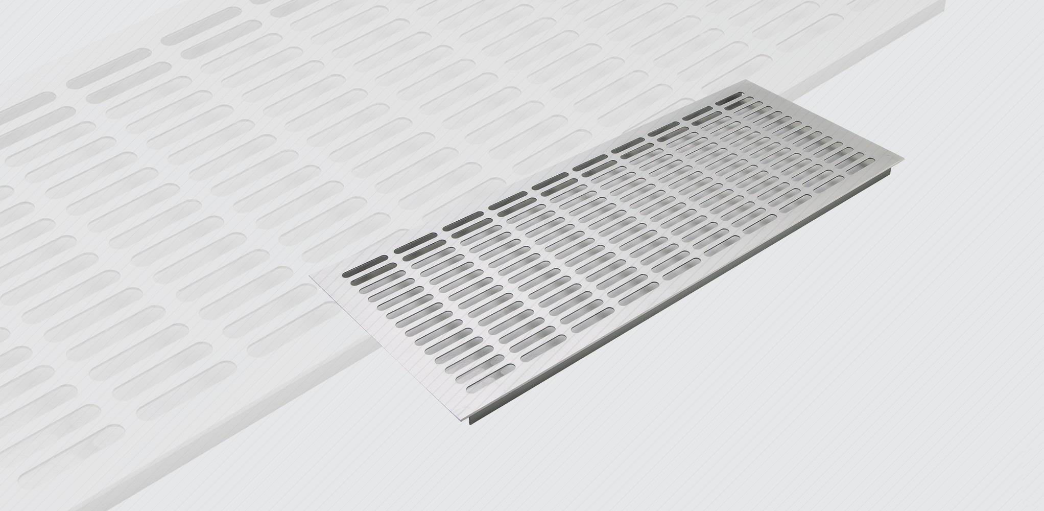 200*610 Mm. Oval Delikli Alüminyum Havalandırma Menfezi