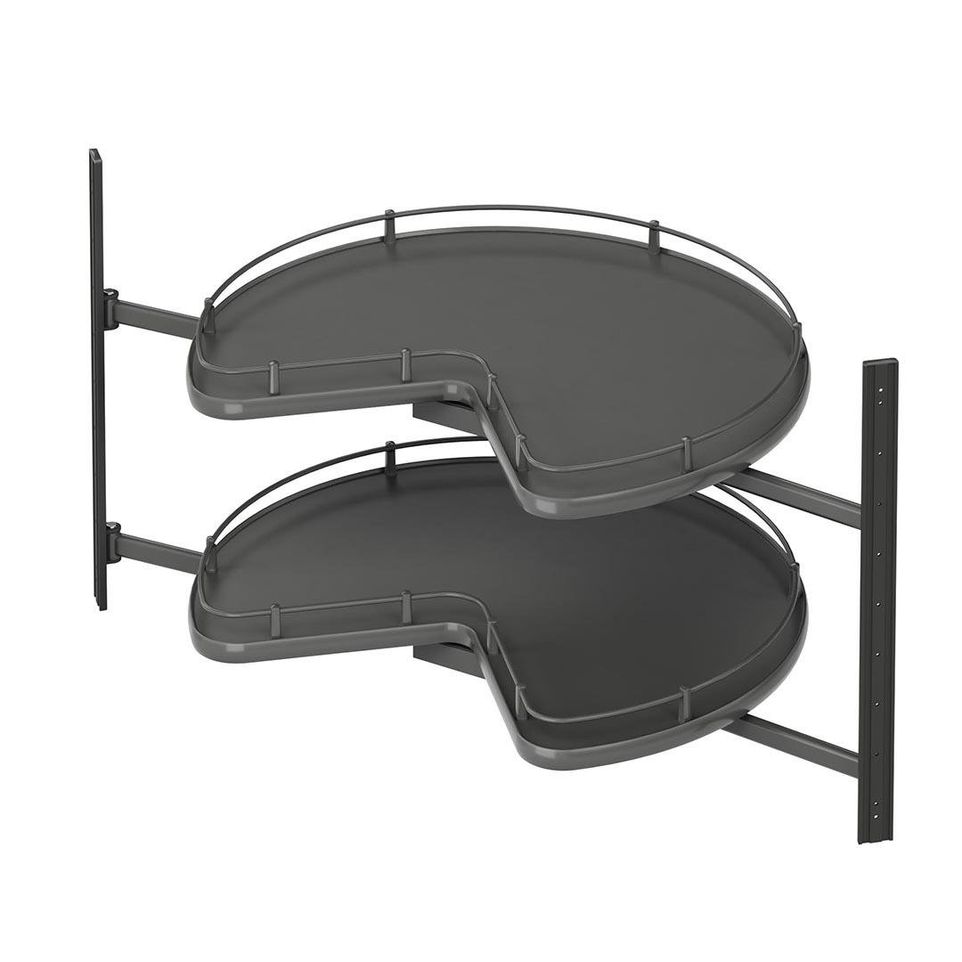 3/4 Borusuz Ahşap Tabanlı Döner Sepet Takımı S3051