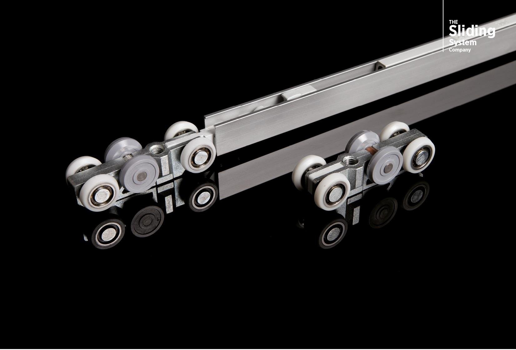 60 Kg Ayarlı Çift Yöne Yavaşlatıcılı Sürme Kapı Sistemi 9010 Sft