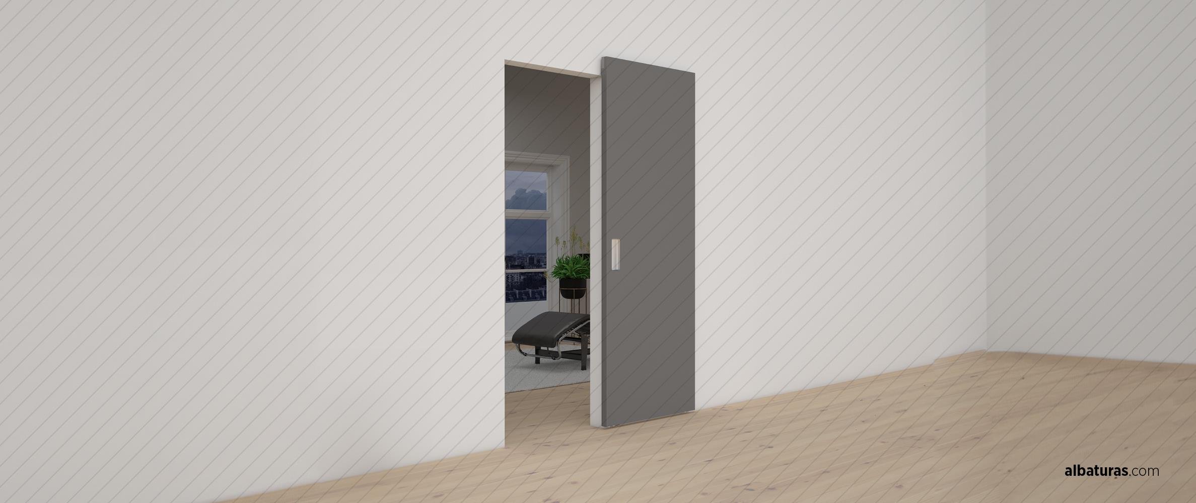 60 Kg. Ayarlı Çift Yöne Yavaşlatıcılı Hayalet Sürme Kapı Sistemi