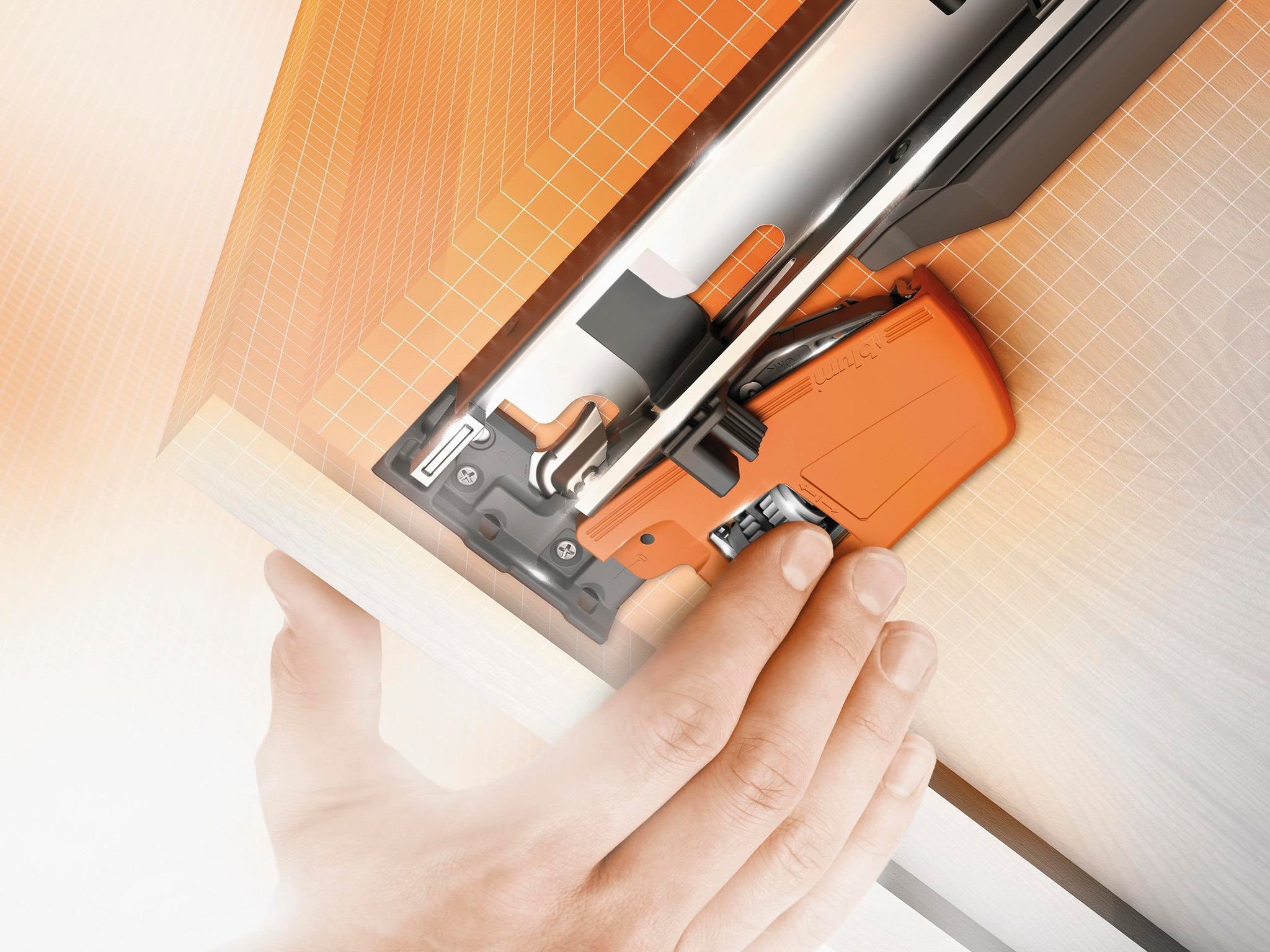 766h6000s Blum Movento Çift Açılım Frenli Ray 60 Cm