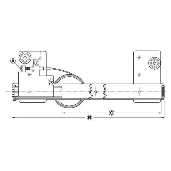 Açılır Ve İçeri Kayar Kapak Mekanizması Cep Kanat Sistemi 600 Mm