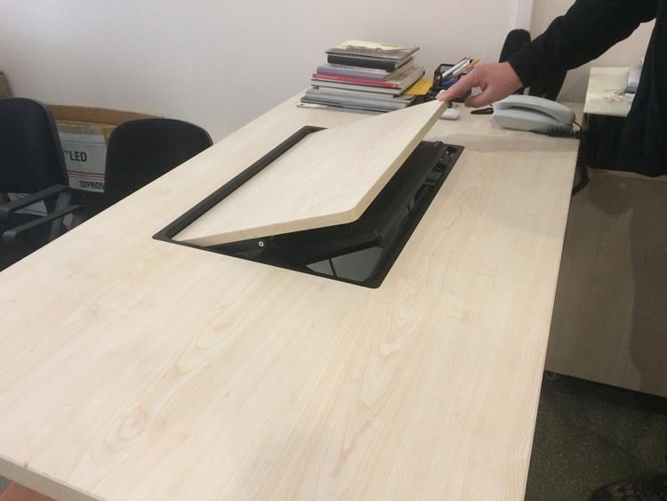 Active Desk Gizli Lcd Led Monitör Mekanizması