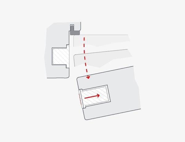 AGB Easy Touch Manyetik Kapı Kapak Tutucu