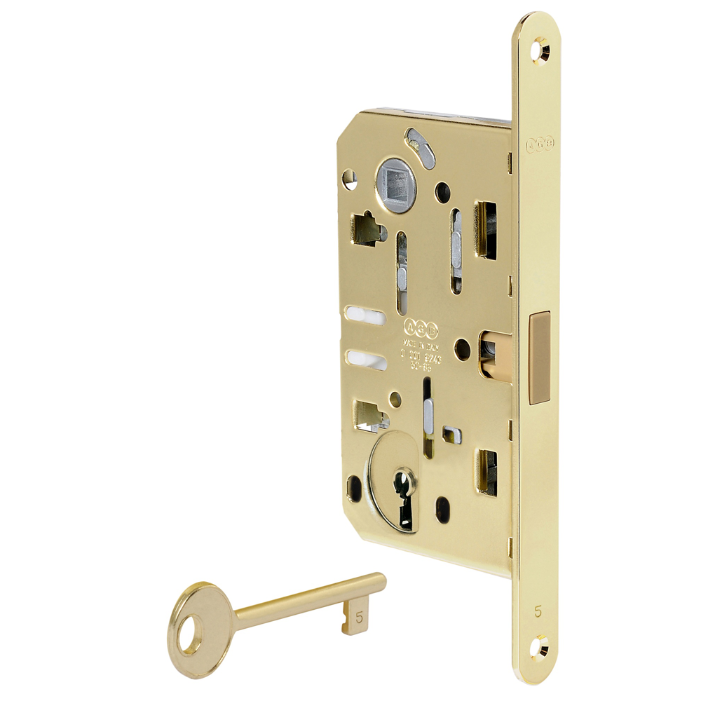 AGB Mıknatıslı Manyetik Kapı Kilidi Sarı Parlak Pirinç Oda Tipi