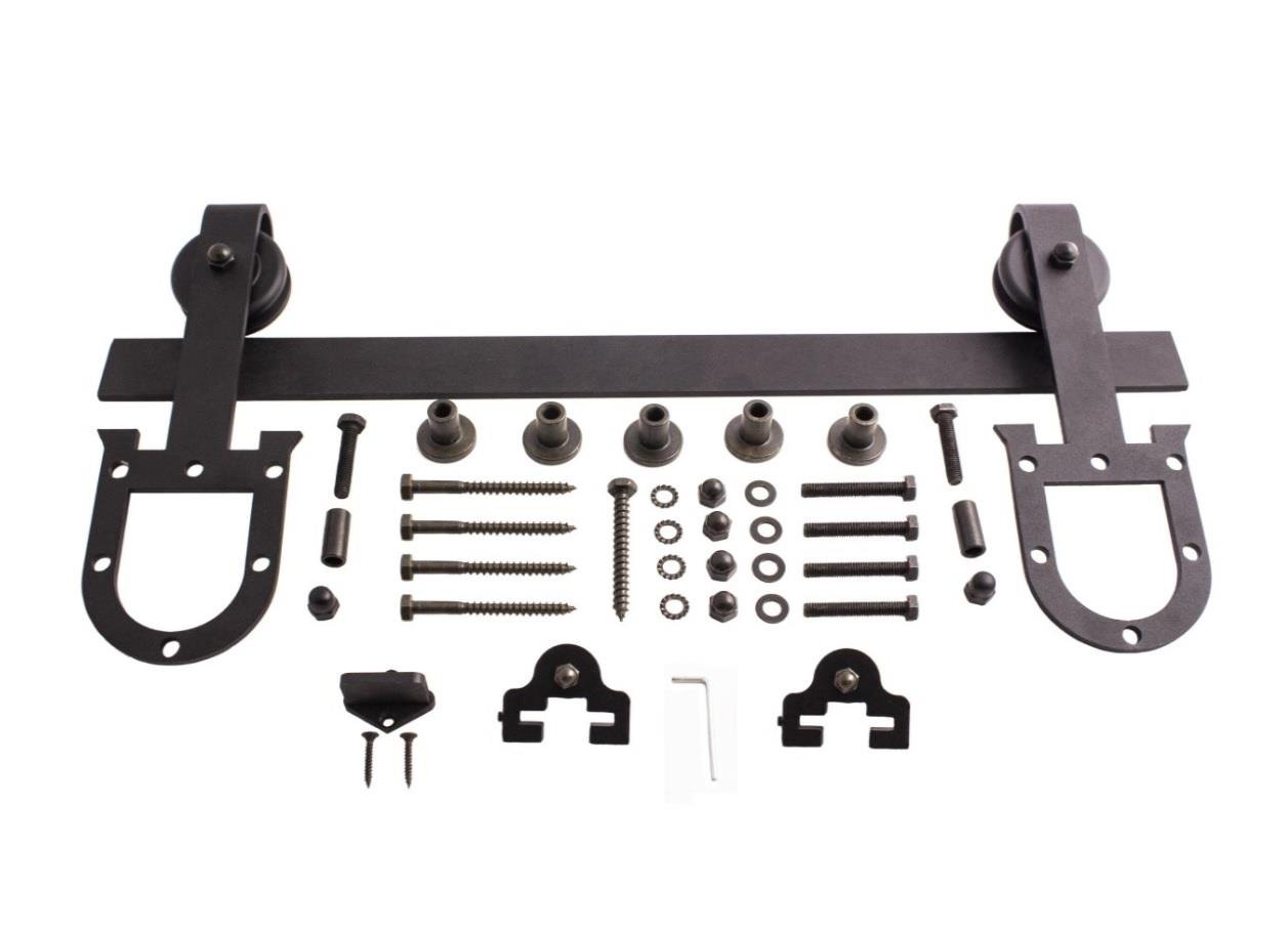 Ahır Kapı Nal Mat Siyah Sürgü Kayar Kapı Sistemi