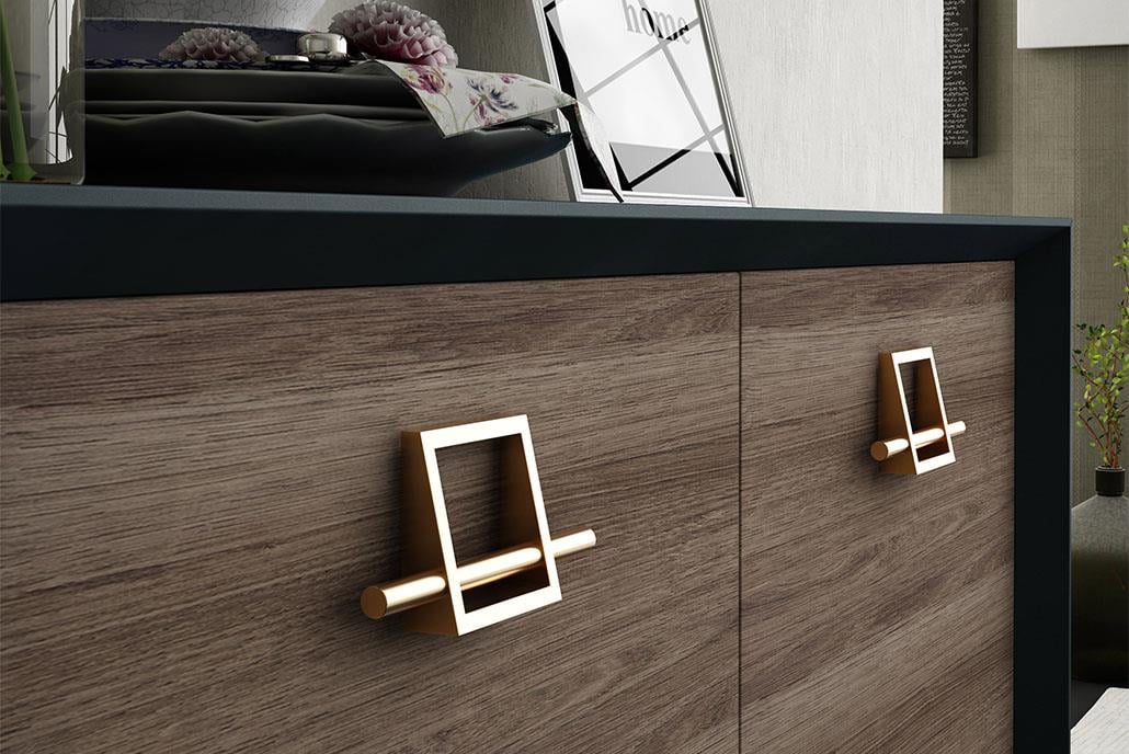 Aksesuar Mobilya Kulp Parlak Altın Kç