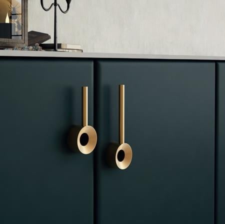 Aksesuar Mobilya Kulp Parlak Altın Sd