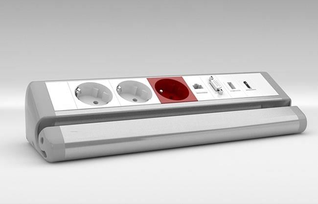 Alüminyum Set Üstü Data Priz Sistemi 10.1400/8