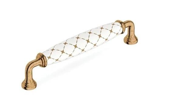 Antik Bronz 128 Mm. Porselen Kulp Rio