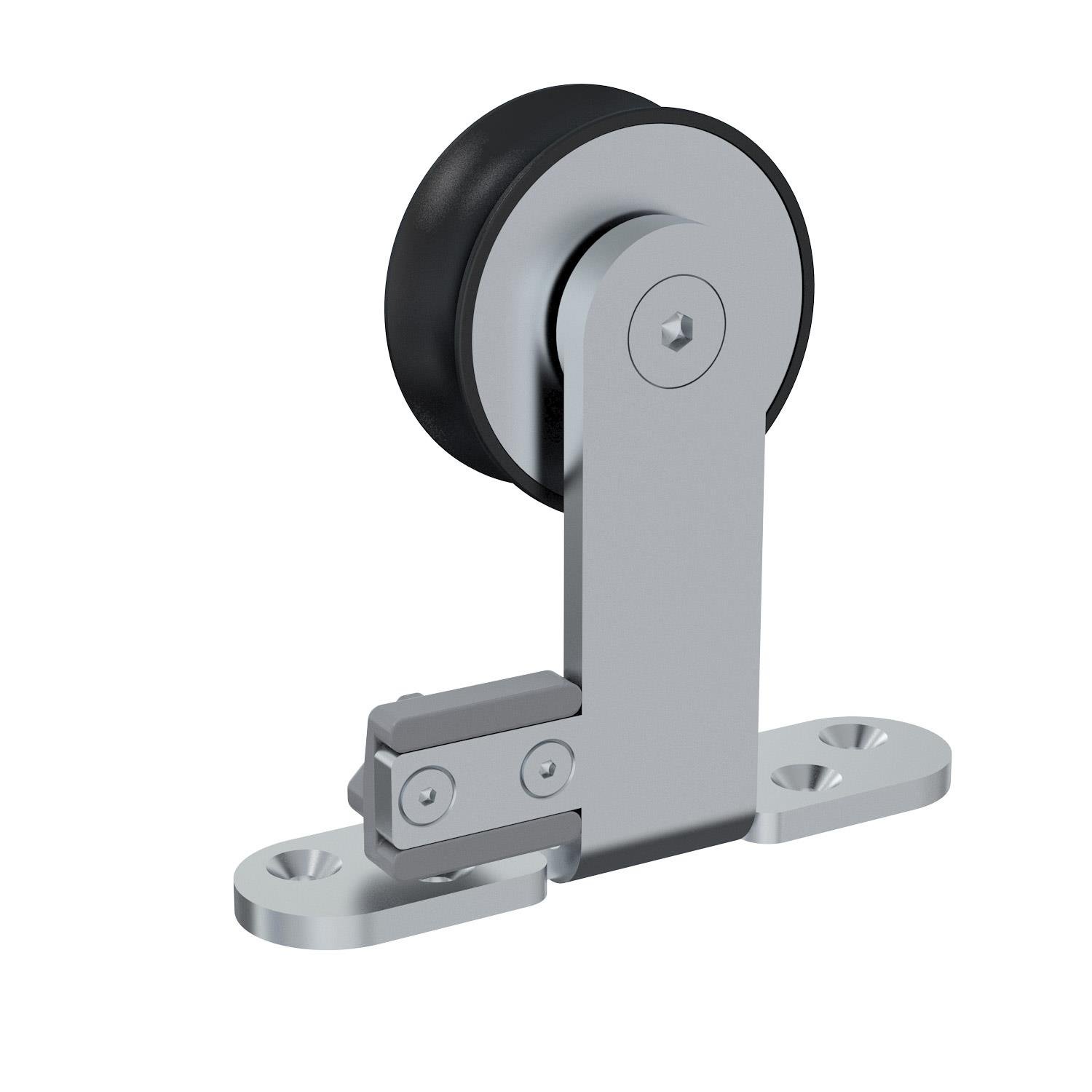 Askılı Sürgü Kayar Kapı Sistemi Frenli-ahşap Kapı