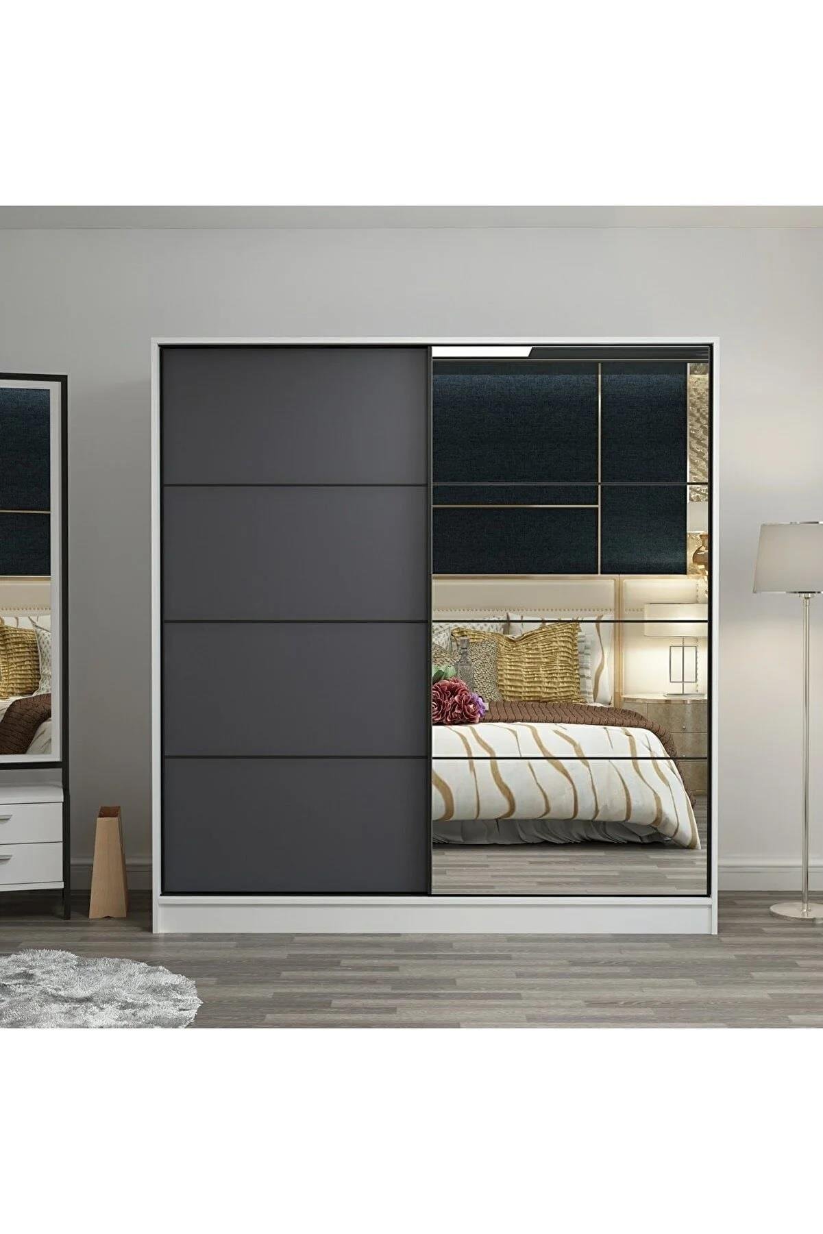 Askılı Üstten Ayarlı Sürgü Sistemi 2 Kapaklık