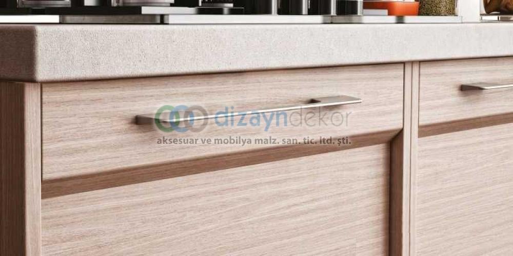 Bahçe Çizgi Mutfak Kulpu Parlak Krom 320 Mm