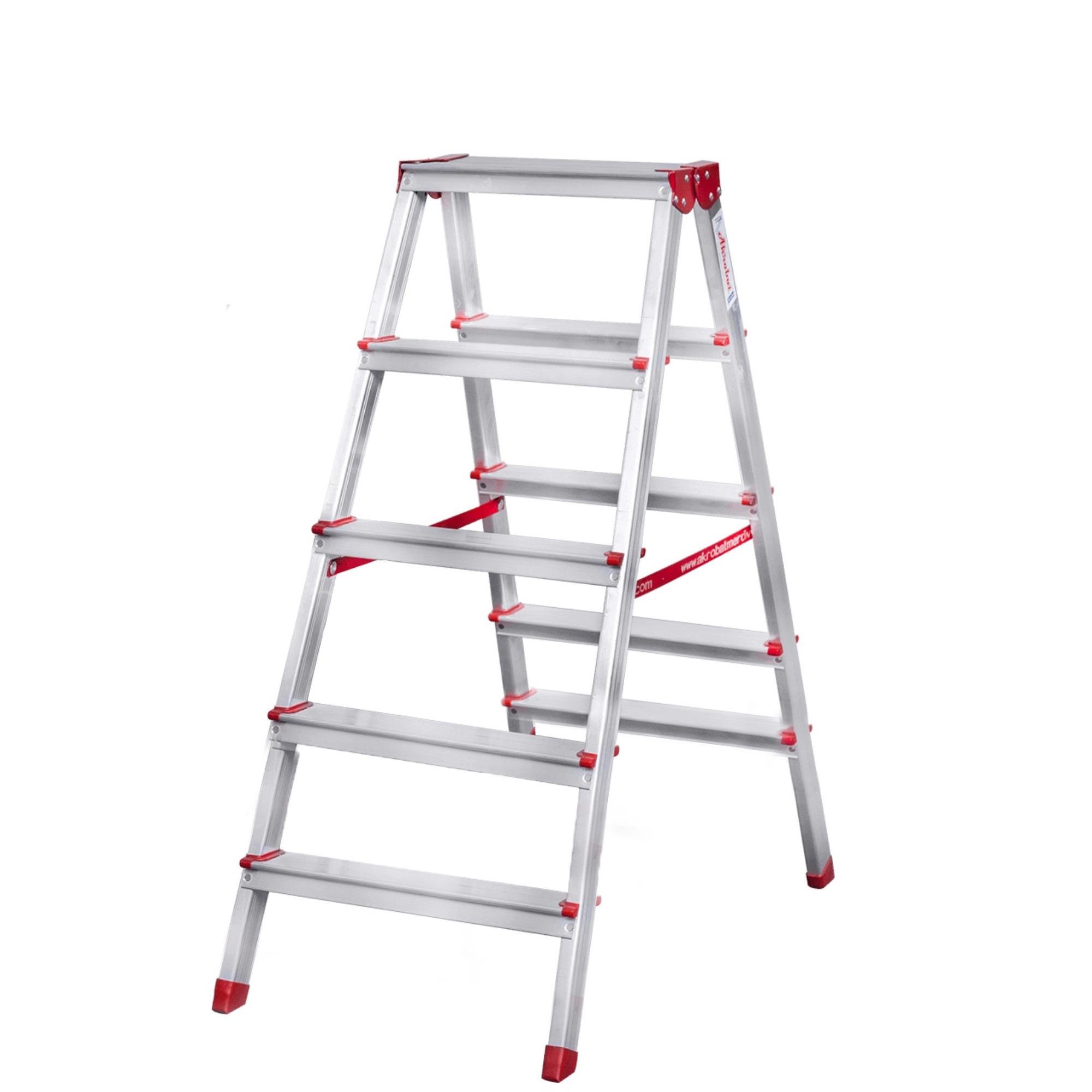 Beş Basamaklı Ev Tipi Katlanır Alüminyum Merdiven