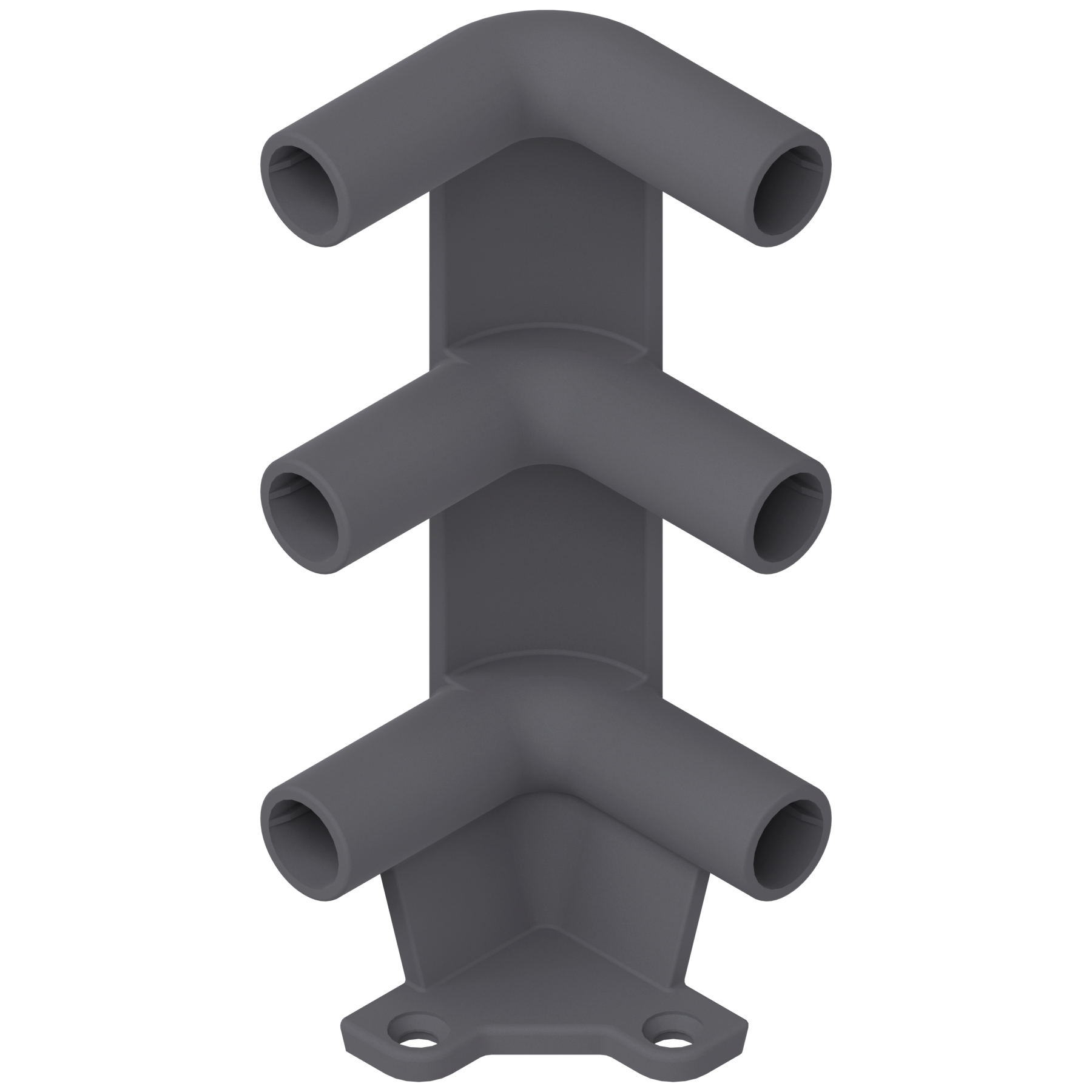 Blum 3'lü Sepetlik Köşe Tutucu Gri 4 Ad.