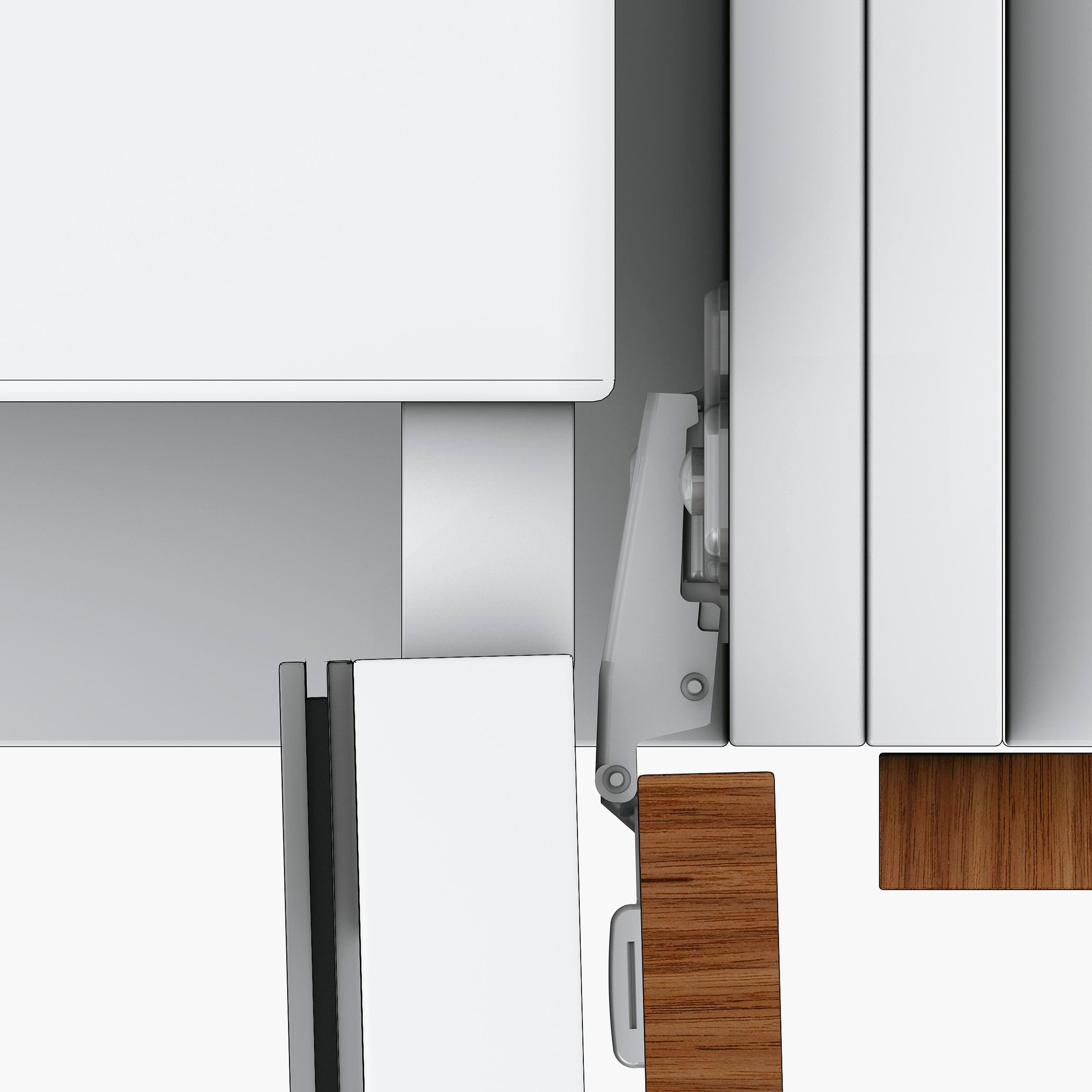 Blum Ankastre Buzdolabı Menteşesi Kısa Kollu 91K9550 + 194K6100E