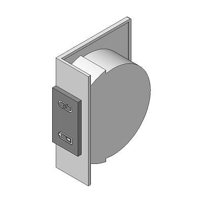 Blum Aventos HF/HS/HL-Top SERVO-DRIVE Gri SD Kapak / Şalter / Tampon Seti 23.8000 ABD